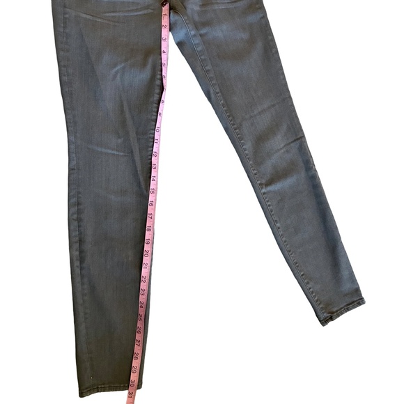 J.Crew Gray Toothpick Skinny Ankle Jeans 27T | Stretch High-Rise Denim - Picture 5 of 8
